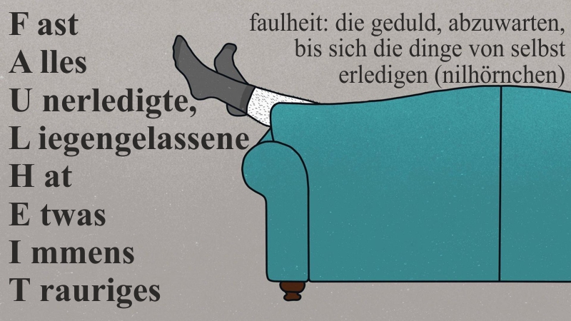 Faulheit